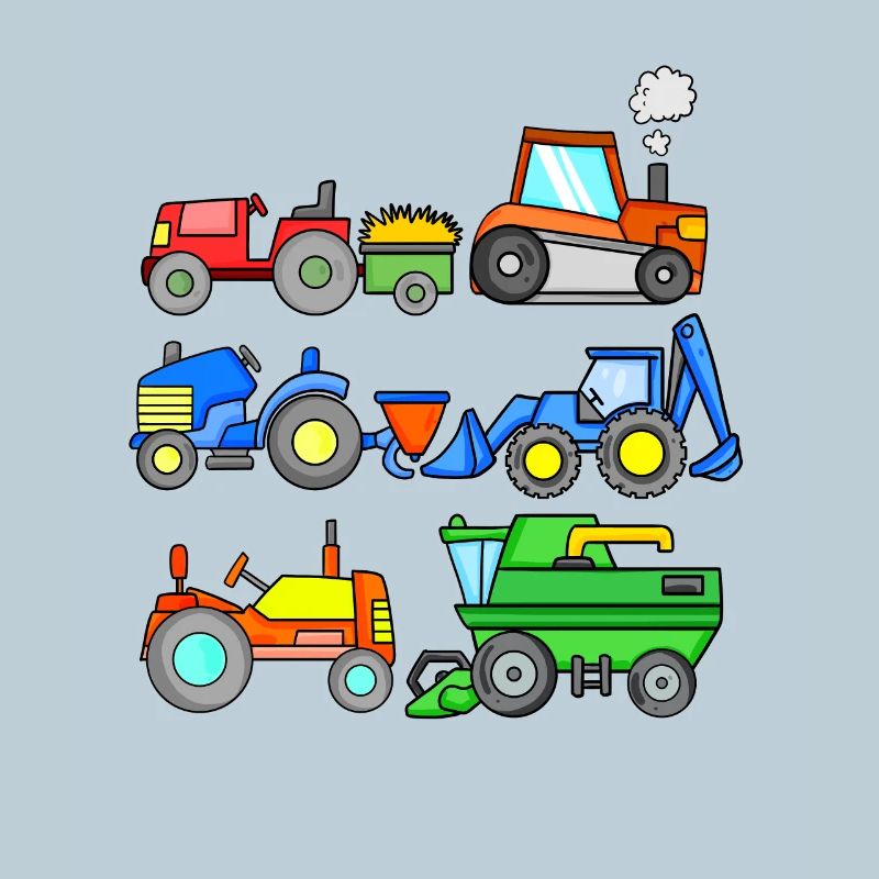 Construction site vehicles