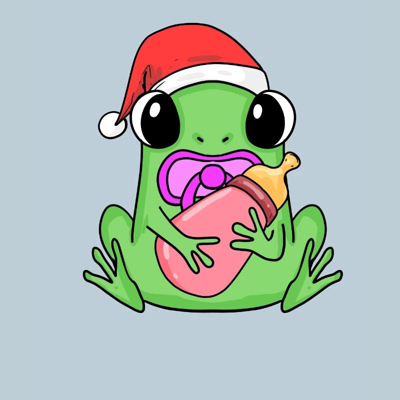 Grenouille bébé Noël