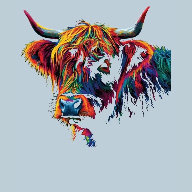 Highland Cow Scottish Highlands Rustic Cattle