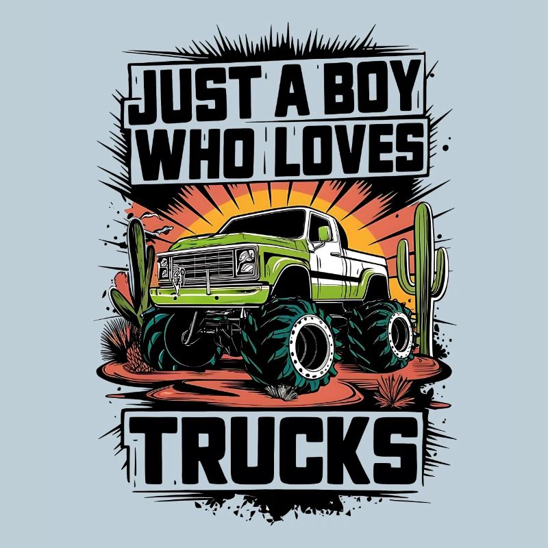 Conception de camion monstre Tracker jaune