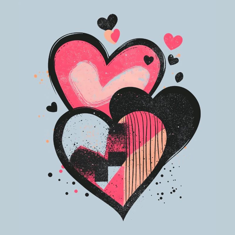 Herzmuster Herzen Valentinstag Liebe Geschenk