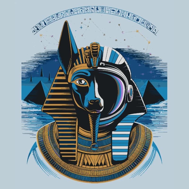 Conception hybride Anubis céleste