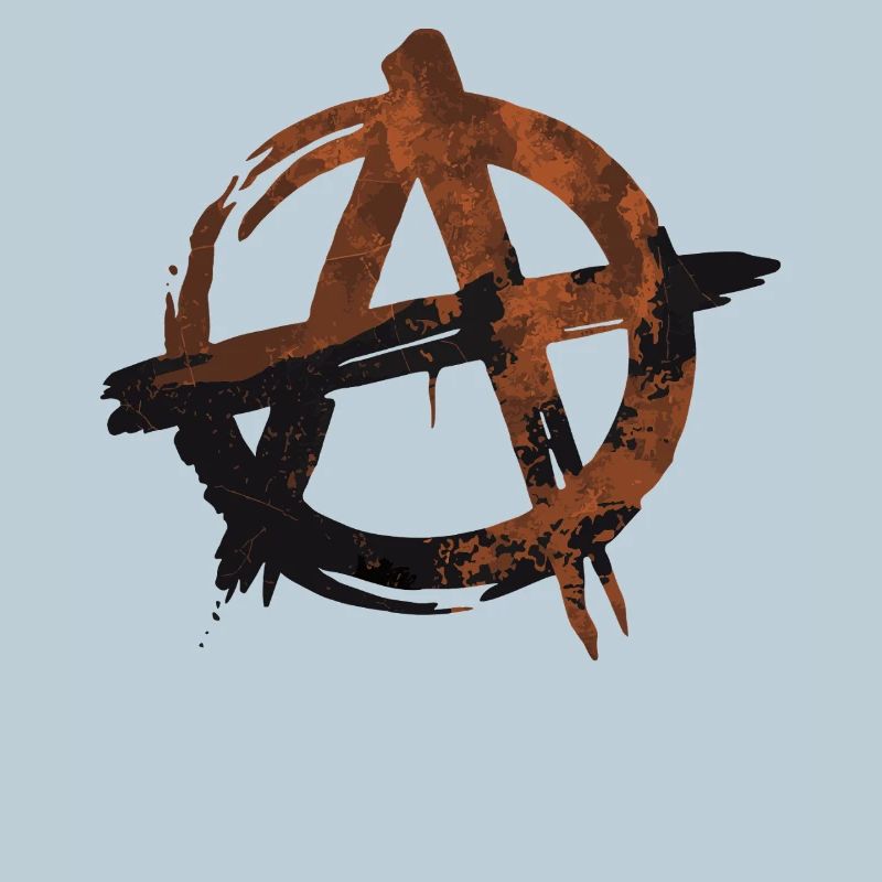Grunge Anarchy Symbol - Rebellen-Stil