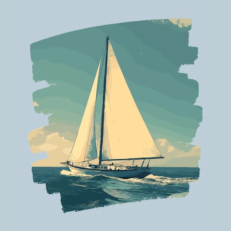 Segelboot Retro