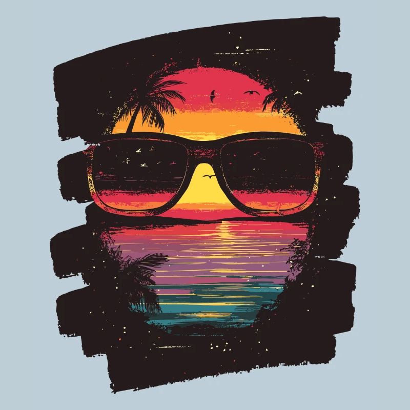 Sunglasses Summer Palm Trees