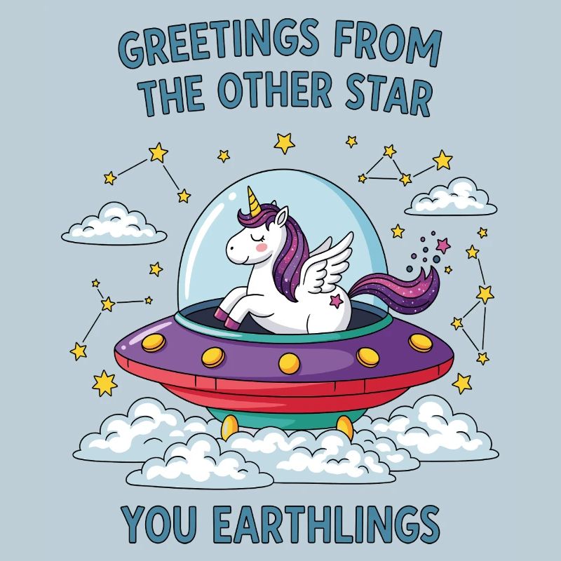 Licorne vue de l’espace