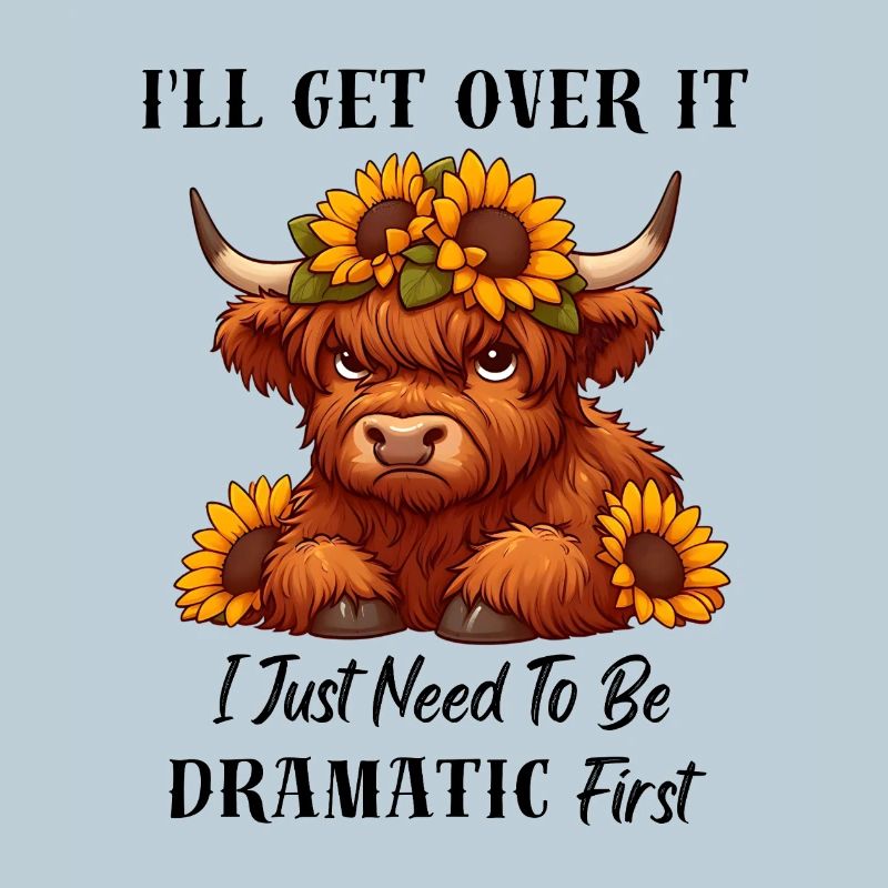 Ich muss erst einmal dramatisch sein, Highland Cow