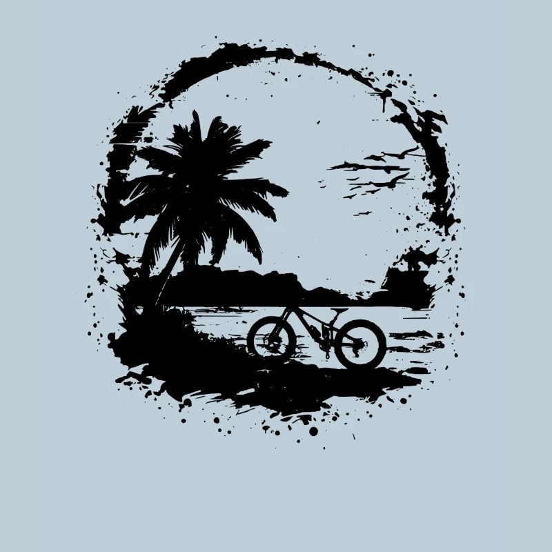 Mountain Biking Drawing