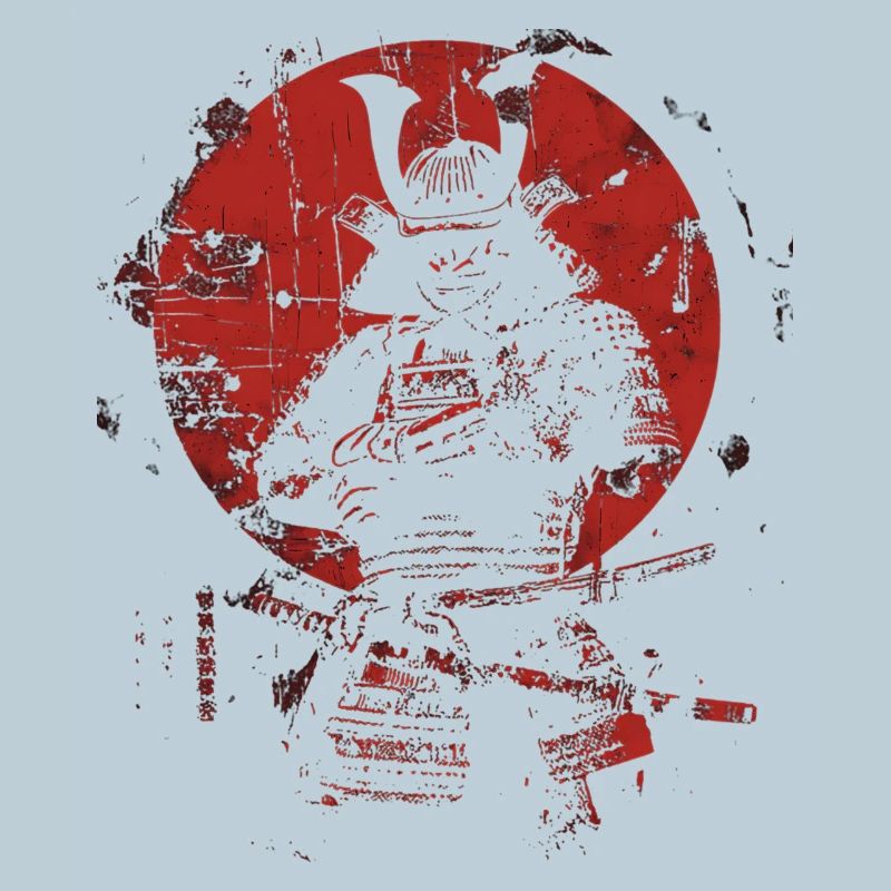 Szenerie eines Samurai Kriegers