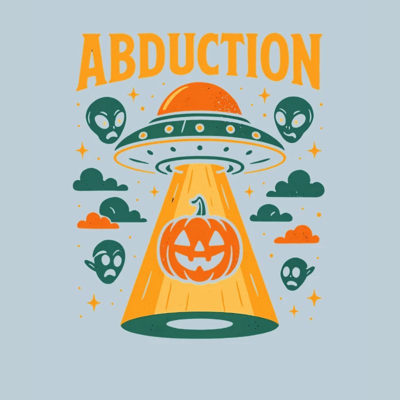 Space Halloween Pumpkin Design