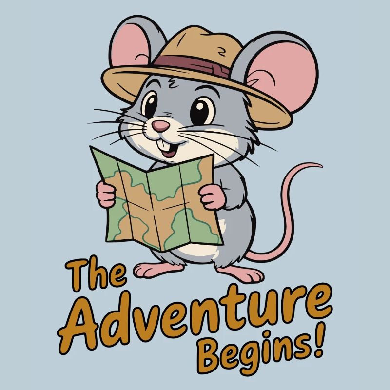 Whimsical Mouse Explorer Design