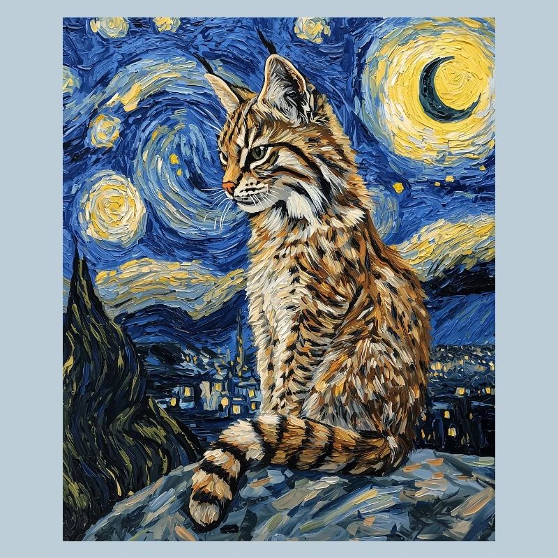 Luchs Van Gogh Style Starry 