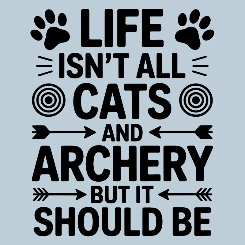 Bogenschießen Spruch Katzen Bogenschießen Geschenk