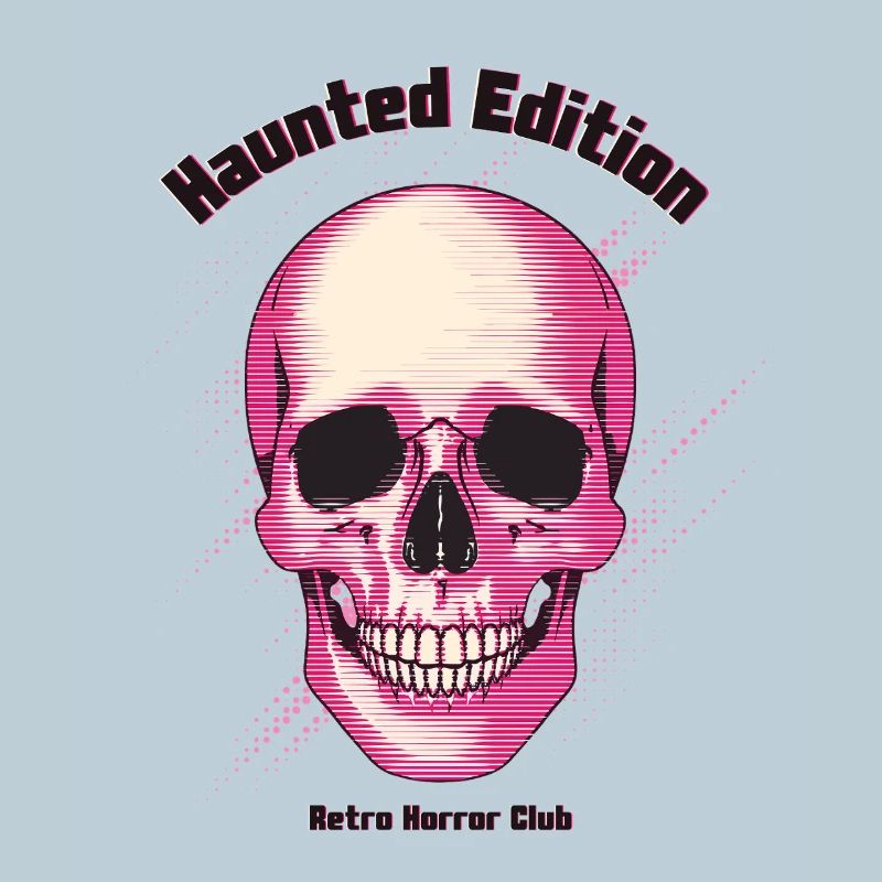 Retro Horror Skull