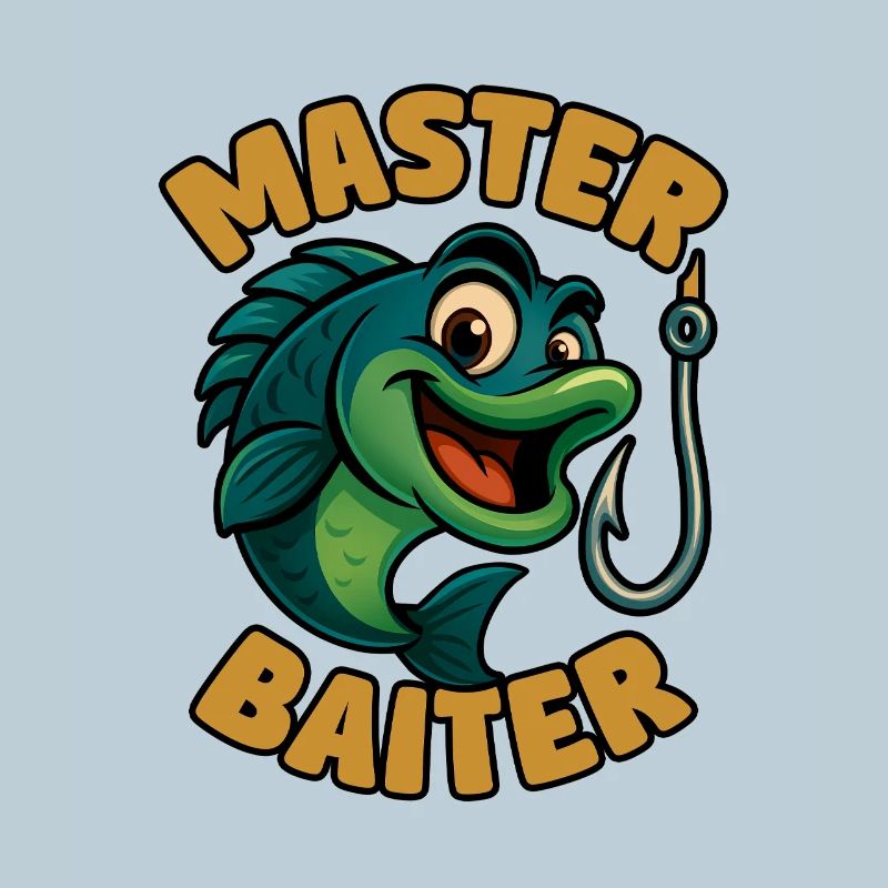 Master Baiter – funny fishing pun