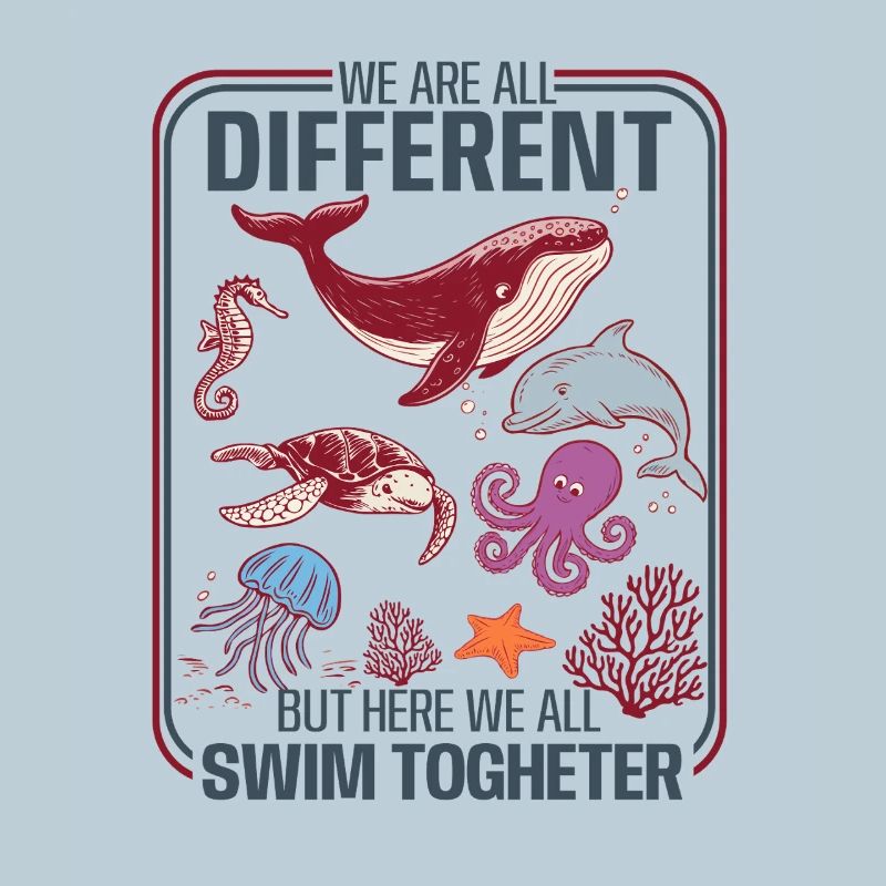 Underwater Diversity Unity Design