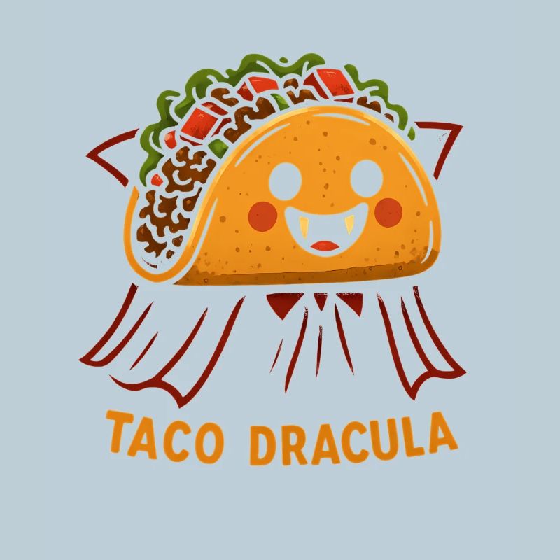 Taco Dracula Mascot