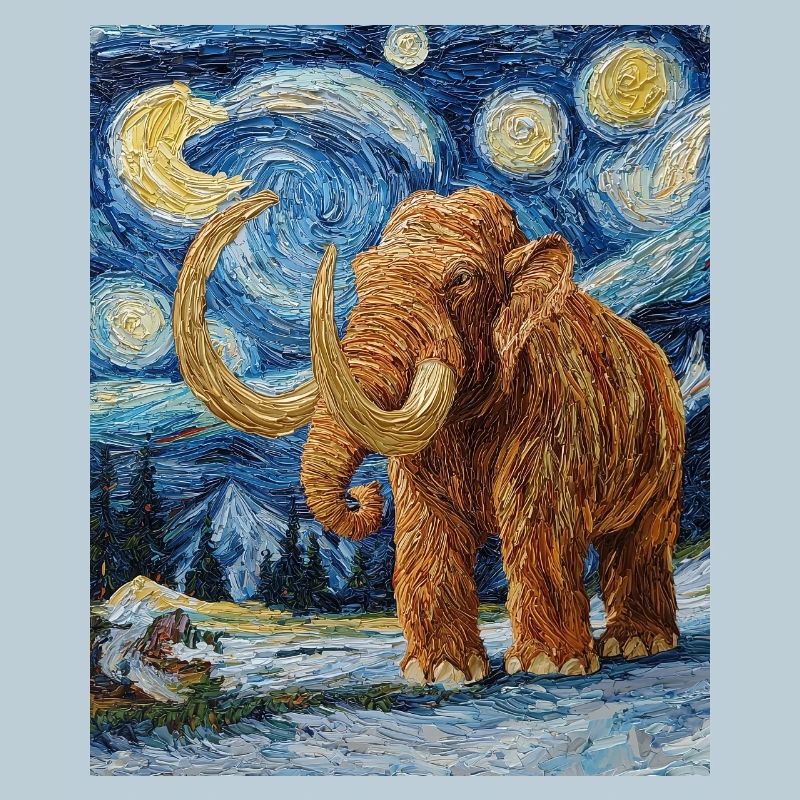 Mammut Van Gogh Starry Night