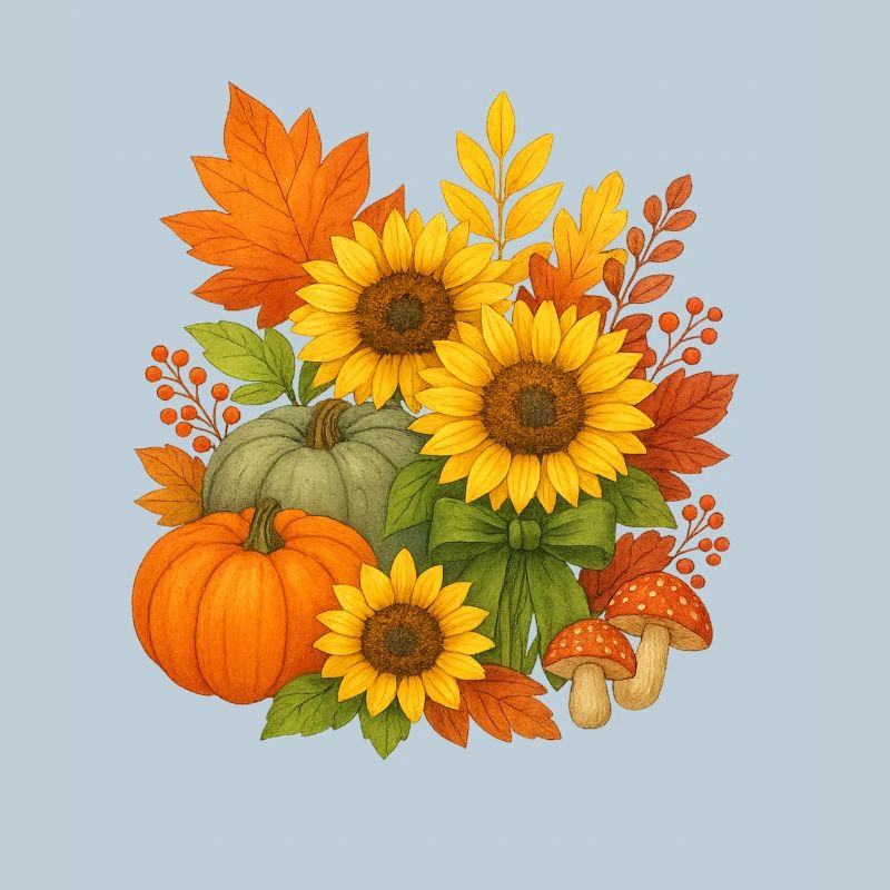Herbsternte Sonnenblumen