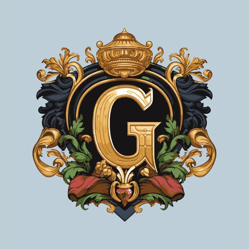 G Buchstabe Name Krone