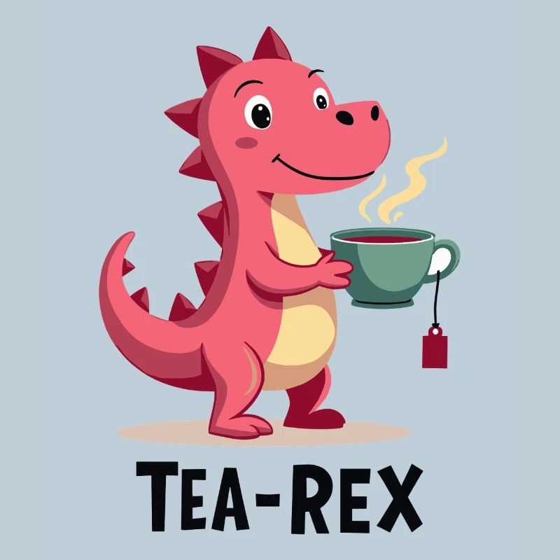 Tea-Rex Dino liebt Tee