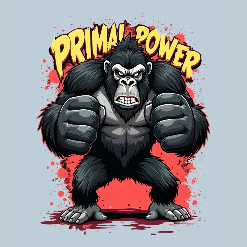 Primal Power Gorila Print