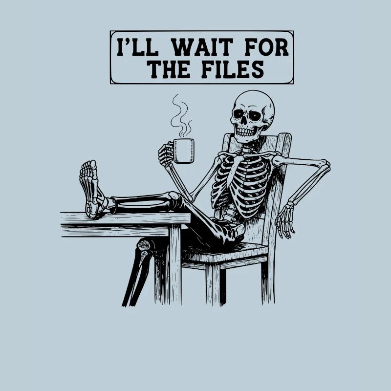 Waiting Skeleton Meme Project Manager Office