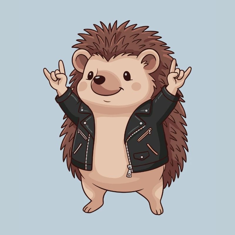 Hedgehog Rocker Leather Jacket