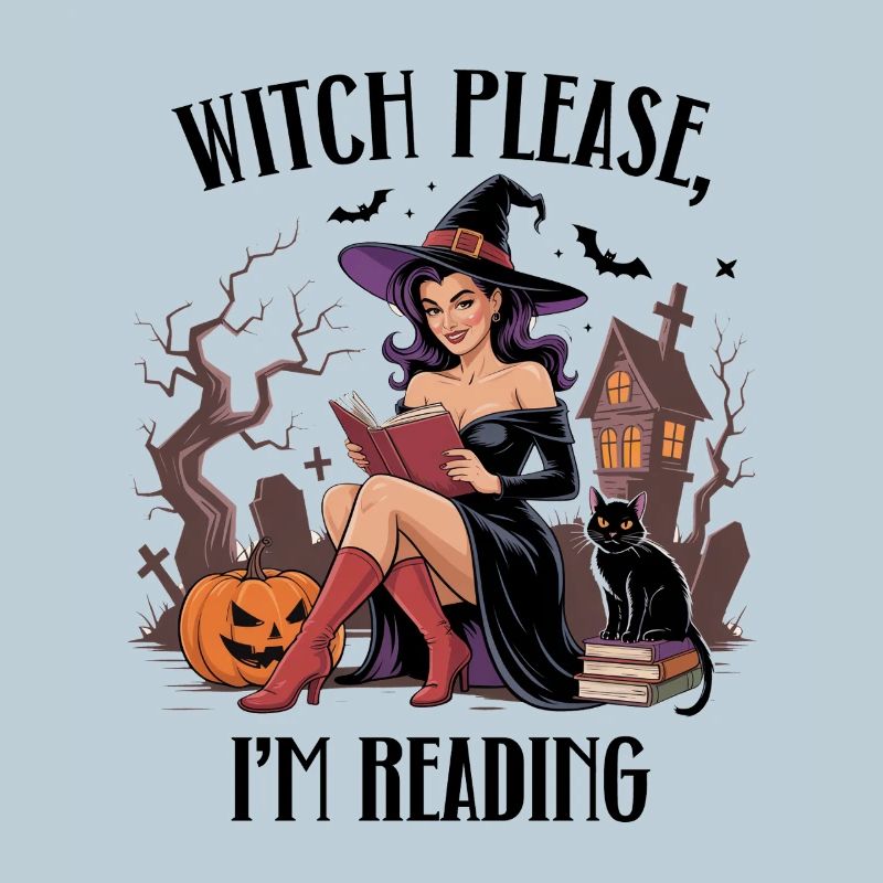 Witch Reading by Halloween Night