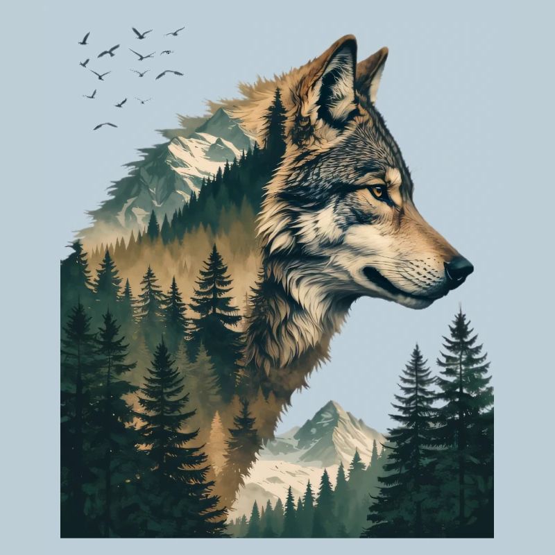 Waldwolf Double Exposure