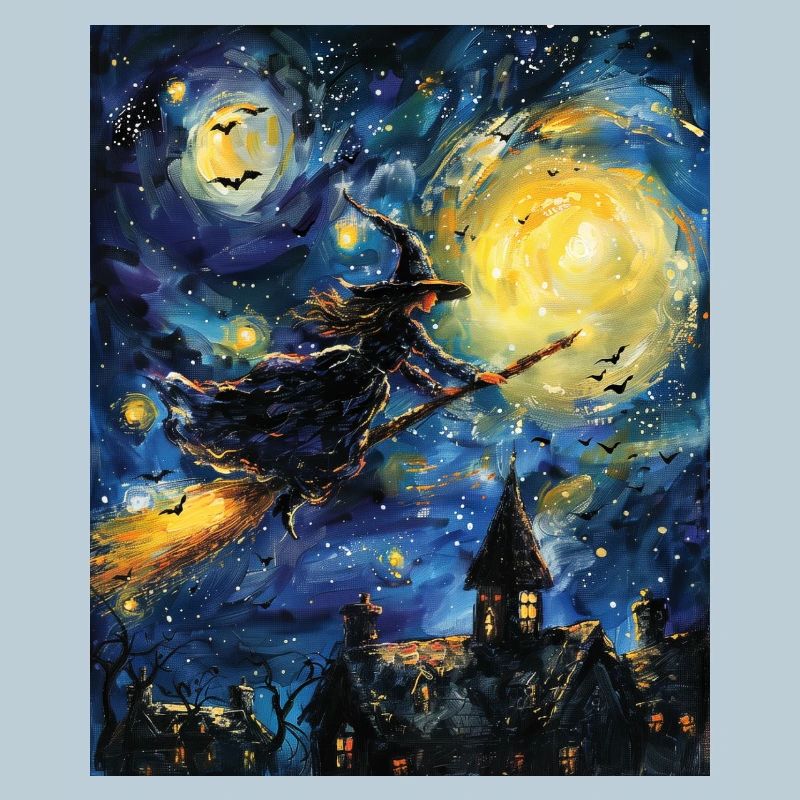 Witch Van Gogh Starry Night