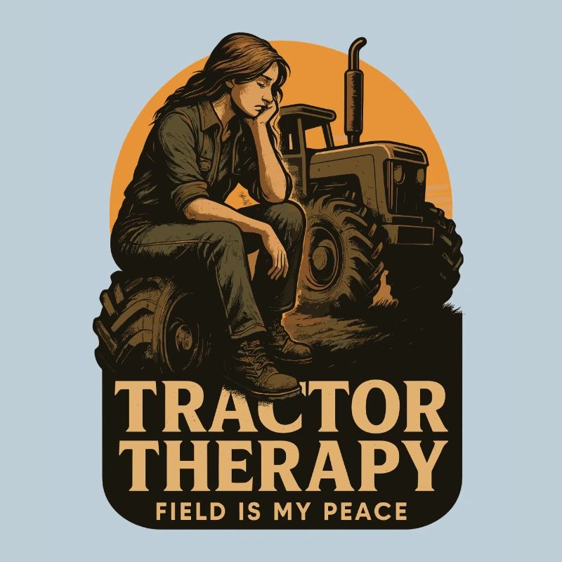 Tractor Therapy Field Is My Peace