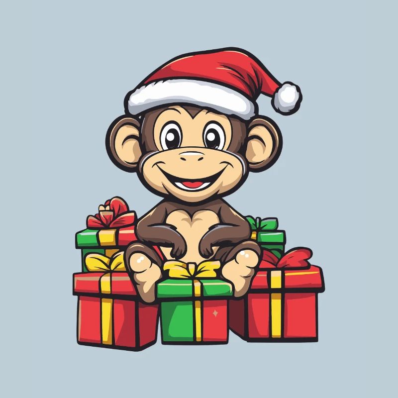 Affe Weihnachten Geschenke