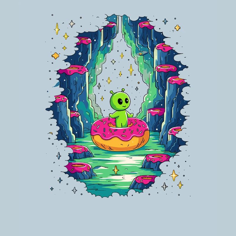 Alien Donut Höhle