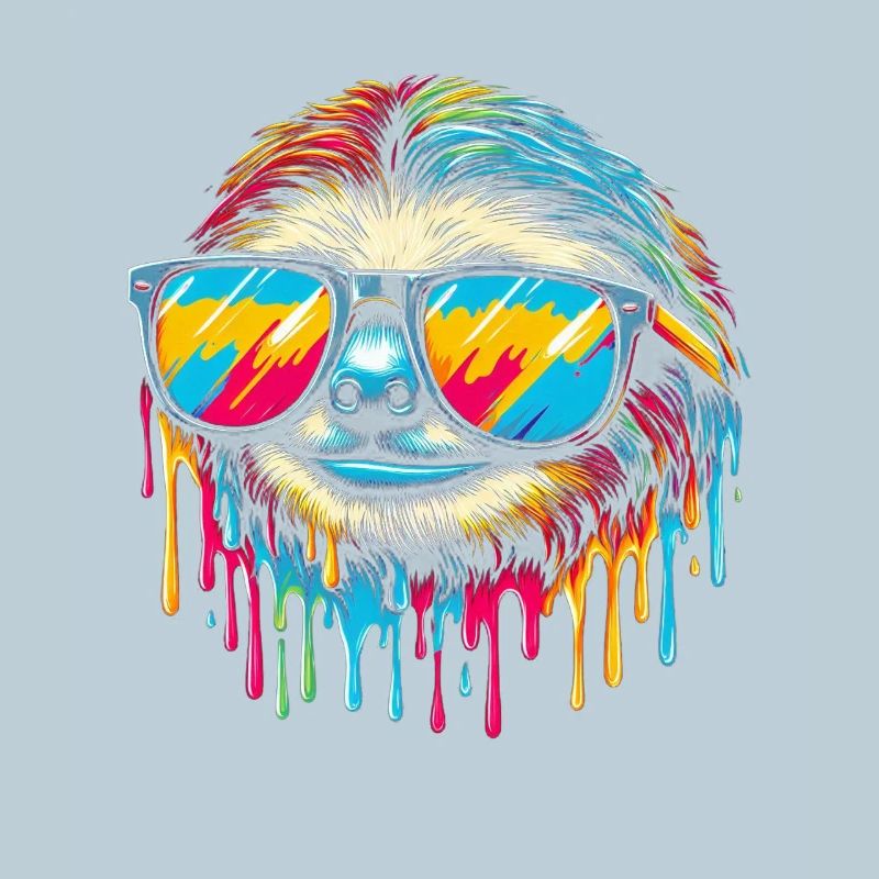 Sloth Sloth Art Lazy Sloth Fan