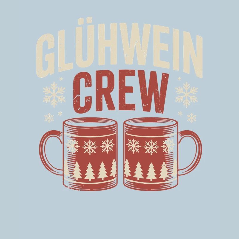 Équipe du vin chaud Marché de Noël joyeux