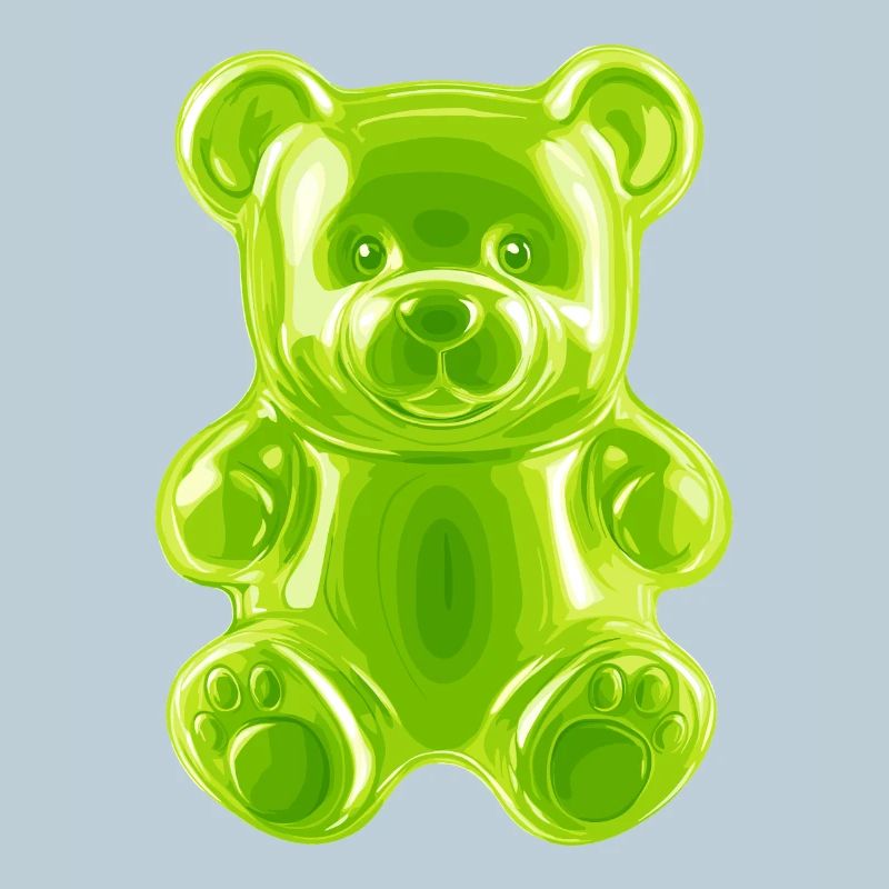 Green Rubber Bear