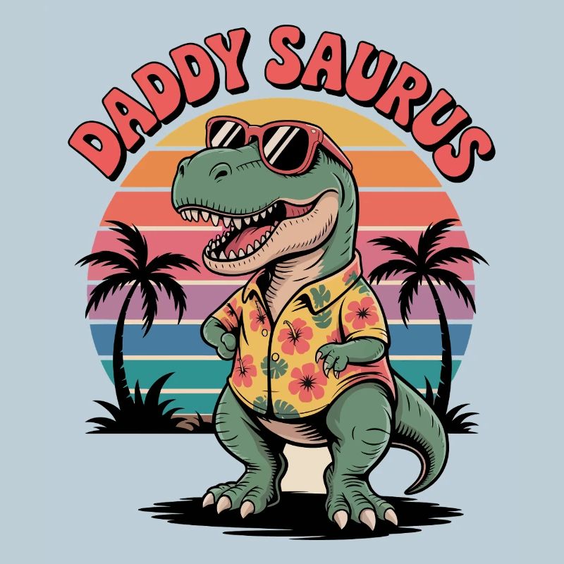 Daddy Saurus Dinosaur 