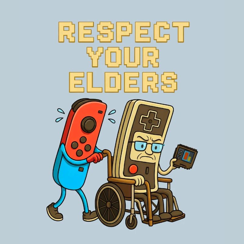 Respect Your Elders Gaming Control Retro