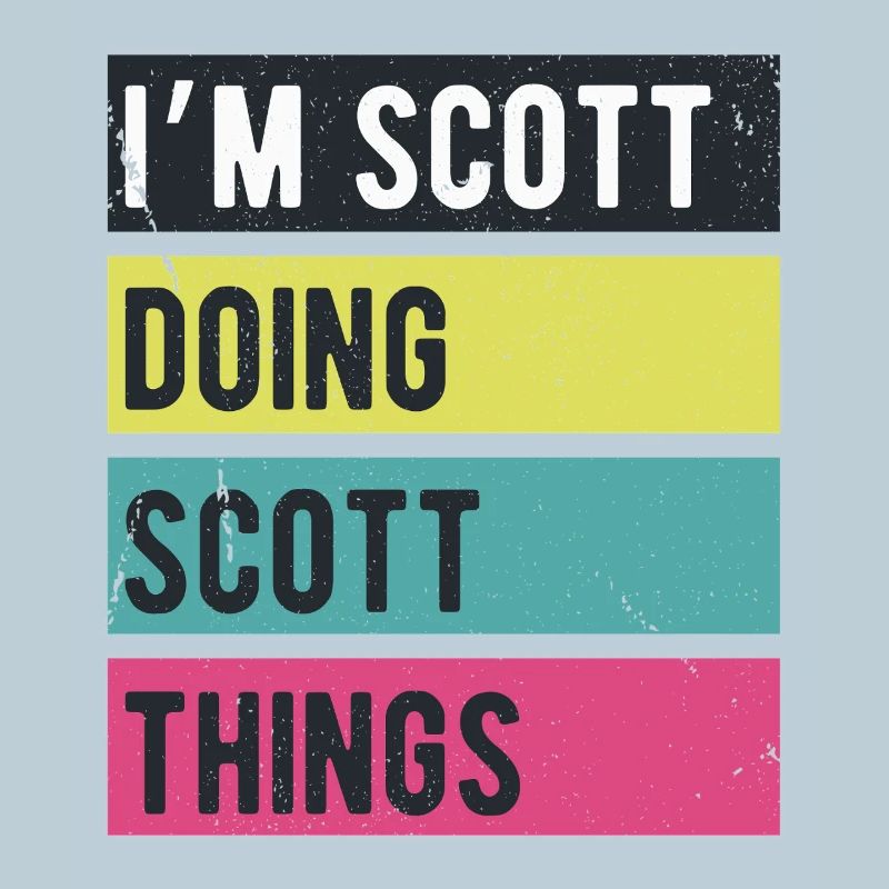 Ich bin Scott und mache Scott Things Retro Colors