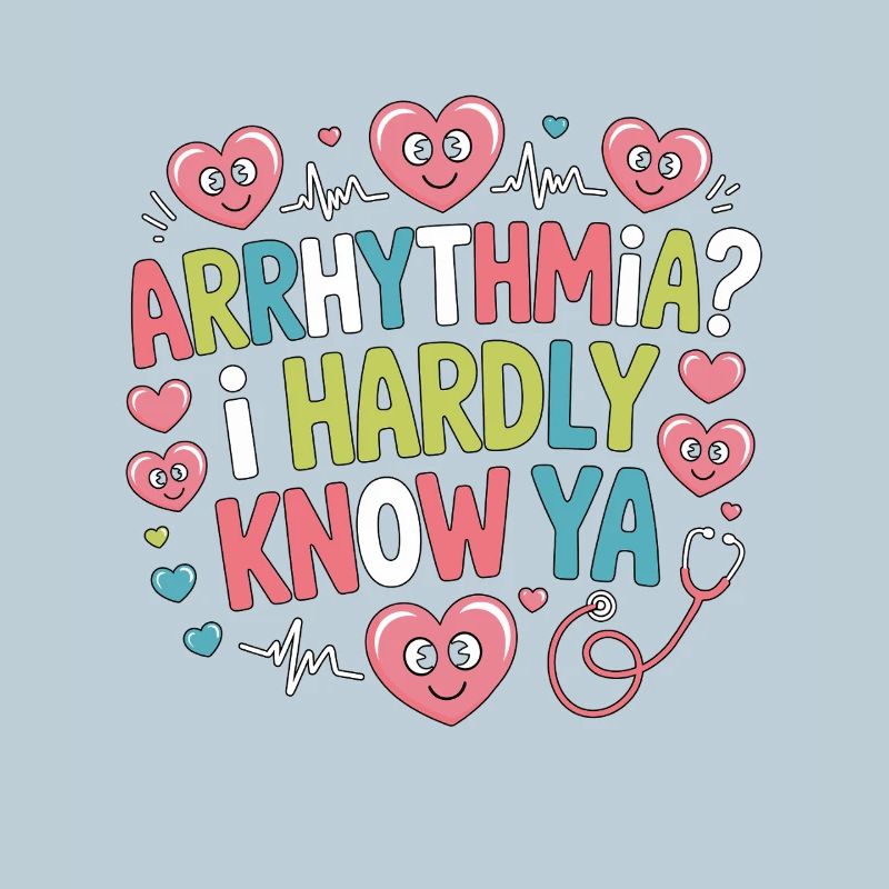 Cardiac Tech Arrhythmia I Hardly Know Echo Tech