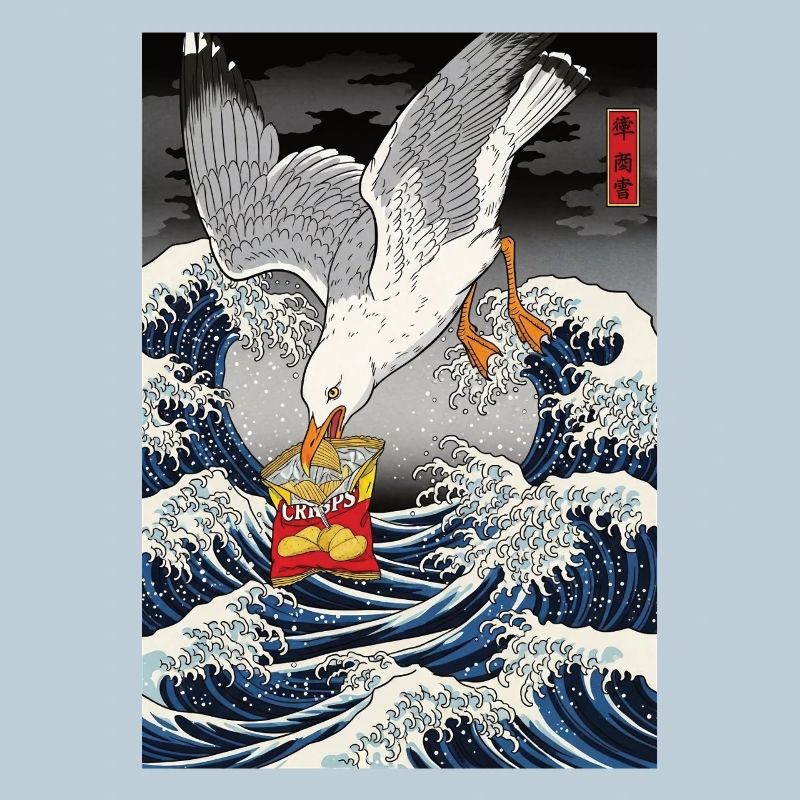 Seagulls Steals Chips Funny