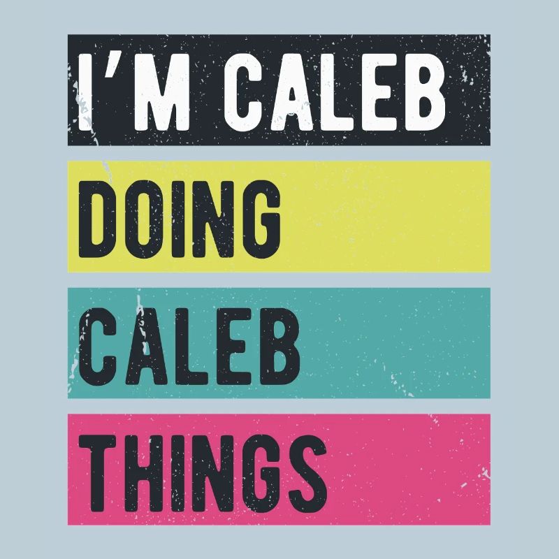 Ich bin Caleb und mache Caleb-Dinge in Retro-Farben