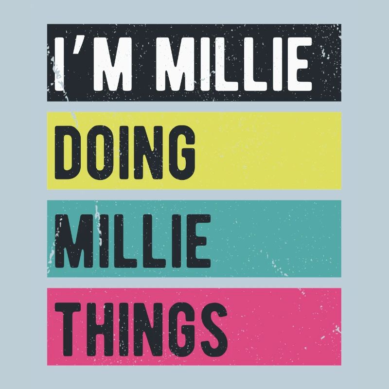 I’m Millie Doing Millie Things Retro Colors