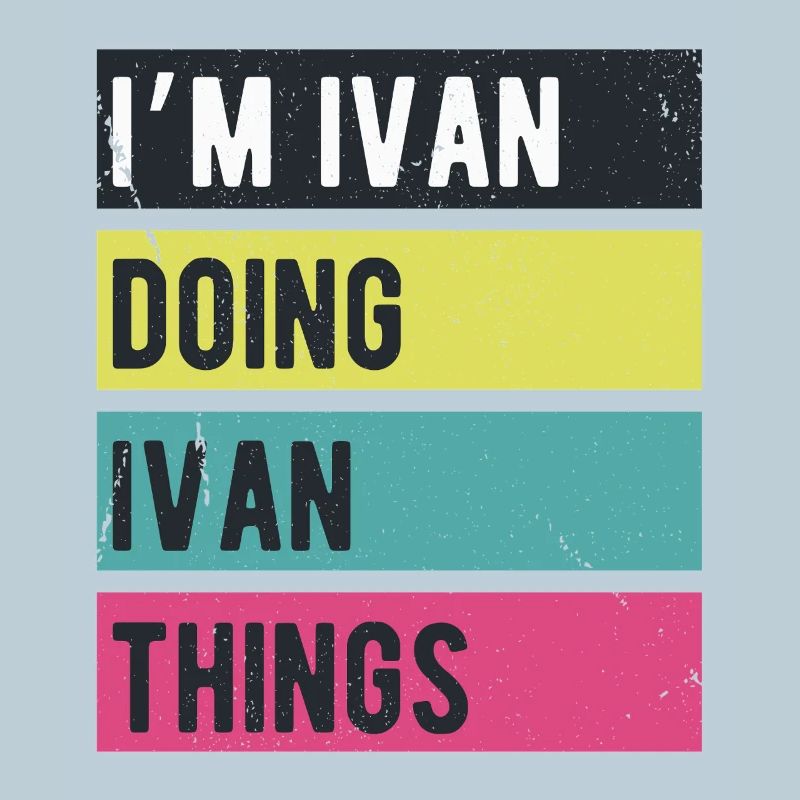 Ich bin Ivan und mache Ivan Things Retro-Farben