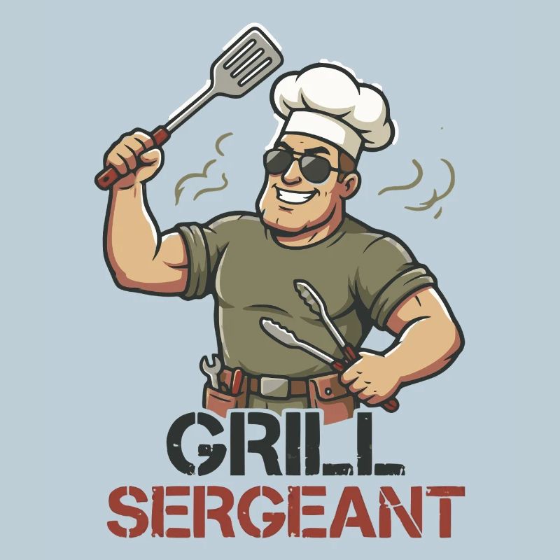 Grill Sergeant Lustiger BBQ Grillchef