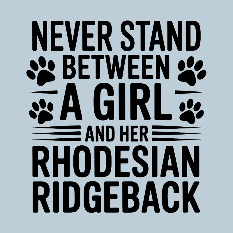Cadeau drôle de chien sur les paroles de Rhodesian Ridgeback.