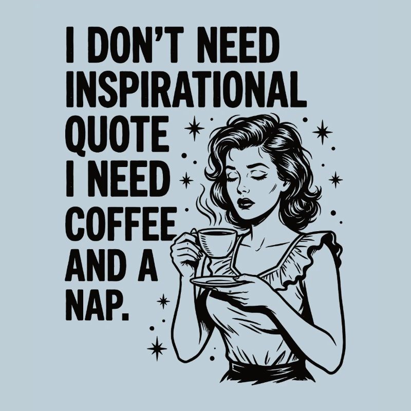 Echte Kaffeeliebe Nickerchen Statement