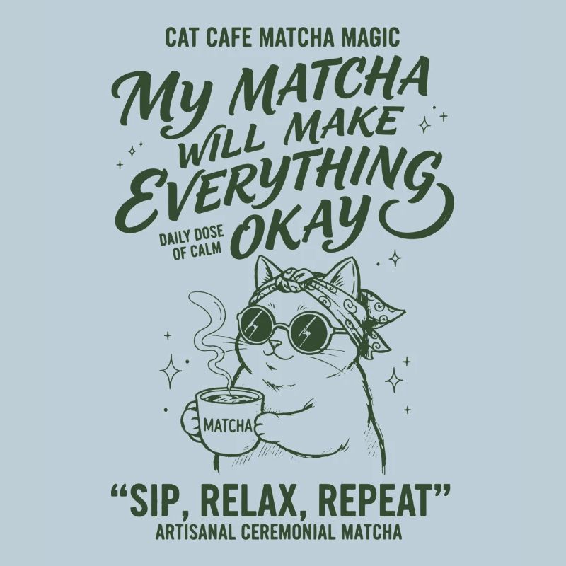Chats Café, matcha magique que mon matcha fera