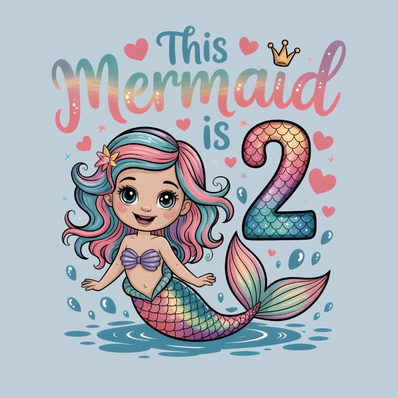 Sirène 2e anniversaire 2 ans
